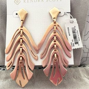For @letalley Kendra Scott Luca Earrings in Rose Gold